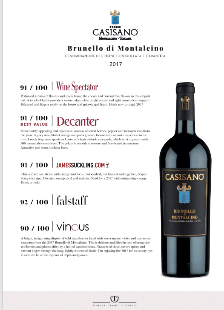 Auszeichnungen für den Brunello di Montalcino