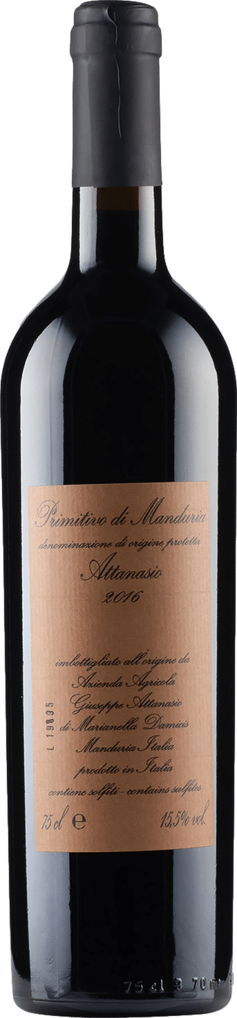Attanasio Primitivo di Manduria 2016