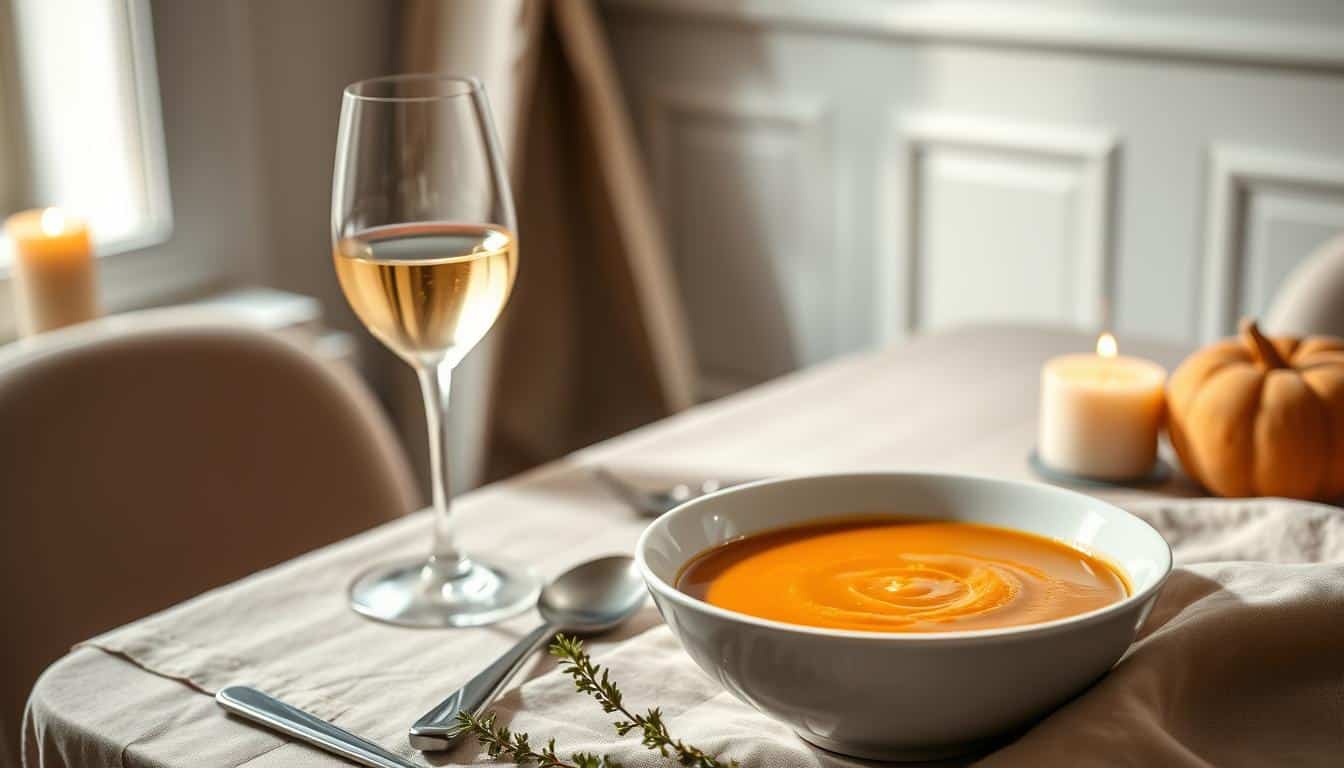 Welcher Wein passt zur Kürbissuppe?