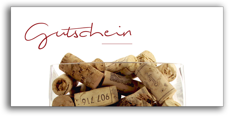 Geschenkgutschein Wein - Wert: 25 Euro