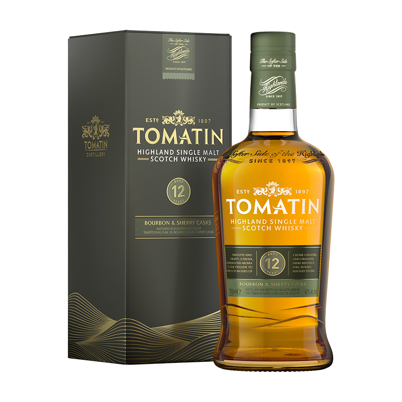 Tomatin 12 Jahre Whisky 70 cl.